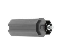cyclingcolors embout de tube de volet roulant octogonal fenêtre sortie plastique, pour tube octogonal de 50 mm sortie Ø 10 mm mâle sortant