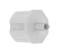 cyclingcolors embout de tube de volet roulant octogonal fenêtre sortie plastique, pour tube octogonal de 60 mm sortie crabot de 20 mm mâle et Ø 12 mm