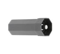 cyclingcolors embout de tube de volet roulant octogonal fenêtre sortie plastique, pour tube octogonal de 40 mm sortie Ø 10 mm mâle rentrant
