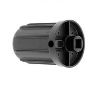 cyclingcolors embout de tube de volet roulant octogonal fenêtre sortie plastique, pour tube ZF54 sortie carré de 10 mm avec nez Ø 18 mm