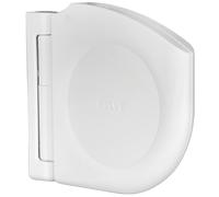 cyclingcolors Enrouleur de sangle de volet roulant pour sangle 12 à 15mm en PVC blanc amovible 180° capacité 5m Orientable Ressort tendu Fenêtre Baie vitrée