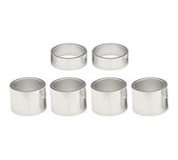 cyclingcolors ENTRETOISE Direction Velo Potence 1 1/8" Oversize Argent CALE Ergonomique 5MM 10MM (6 PCS) Aluminium Guidon VTT Route Ville Cycle Spacer