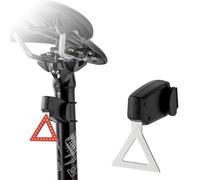cyclingcolors feu arrière vélo LED, Tige de Selle, Triangle, 60x38x55mm