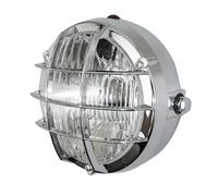 cyclingcolors feu avant scooter moto mobylette avec grille chrome 105mm 2 emplacements ampoule p26s