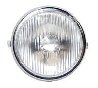 cyclingcolors feu avant scooter moto mobylette compatible avec peugeot 103 mbk 51 130mm chrome