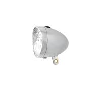 cyclingcolors feu Avant vélo 3X LED, Fixation Fourche, Argent, chromé, Style Vintage