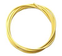 cyclingcolors gaine de frein vélo 5mm cable universel vtt route ville insert performance, 3m (jaune)