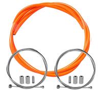 cyclingcolors Gaine Frein vélo avec câble Embouts kit Avant arrière Compatible avec Shimano Sram Cycle Ville Route VTT Insert Performance Cable