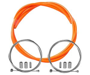 cyclingcolors Gaine Frein vélo avec câble Embouts kit Avant arrière Compatible avec Shimano Sram Cycle Ville Route VTT Insert Performance Cable
