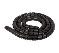 cyclingcolors Gaine spiralée Noire Flexible Souple Protection câble électrique Spirale Plastique TV télé Ordinateur USB Faisceau Manchon (diamètre 8mm, Longueur 1m)