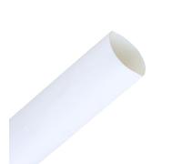 cyclingcolors gaine thermorétractable manchon isolation câble électrique, blanc diamètre avant 12,7mm, diamètre après 6,4mm, longueur 1m, épaisseur 0,65mm