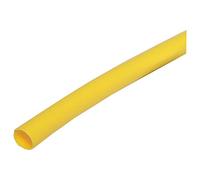 cyclingcolors gaine thermorétractable manchon isolation câble électrique, jaune diamètre avant 4,8mm, diamètre après 2,4mm, longueur 1m, épaisseur 0,5mm
