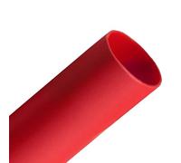 cyclingcolors gaine thermorétractable manchon isolation câble électrique, rouge diamètre avant 9,5mm, diamètre après 4,8mm, longueur 1m, épaisseur 0,6mm