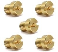 cyclingcolors Gicleur principal carburateur PHBN-PHVA 6mm N° 102 (sachet de 5) idéal scooter cyclomoteur moto pocket bike quad 50cc ralenti gaz gicleurs moteur thermique