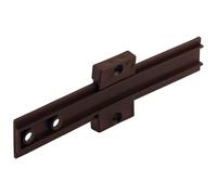 cyclingcolors Glissière Porte Réfrigérateur Encastrable Charnière Accompagnement Guide 150 mm Frigo Plastique Meuble, Marron