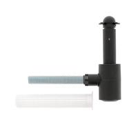 cyclingcolors Gond de volet battant plastique + acier inox butée arrêt roulant Fenêtre, noir