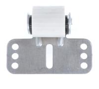 cyclingcolors Guide de tablier acier de volet roulant avec roue en PVC à visser épaisseur 32mm entraxe 65mm Store Fenêtre Enroulement Déroulement Coffre Menuiserie