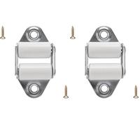 cyclingcolors Guide sangle de volet roulant à galets pour sangle 15 à 23mm en acier fixation verticale à visser entraxe 45mm Accessoire Rouleau Enroulement Fixation Fenêtre Store Finition (Lot de 2)