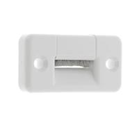 cyclingcolors Guide sangle jusqu'à 23mm de volet roulant fente oblique avec joint brosse en PVC blanc à visser Enroulement Fixation Volet Fenêtre Store Finition