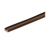 cyclingcolors Joint coupe-feu en matériau intumescent, pare fumée protection acoustique, porte meuble entrée secours, largeur 15mm marron foncé