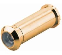 cyclingcolors Judas pour porte d'entrée, Ø 12 mm, jusqu'à épaisseur de porte 52 mm, laiton poli