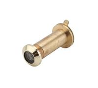 cyclingcolors Judas pour porte d'entrée, Ø 12 mm, jusqu'à épaisseur de porte 57 mm, mat nickelé, laiton