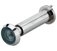 cyclingcolors Judas pour porte d'entrée, Ø 14 mm, jusqu'à épaisseur de porte 80 mm, laiton, chromé