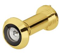 cyclingcolors Judas pour porte d'entrée, jusqu'à épaisseur de porte 60 mm, laiton poli, diamètre 14mm