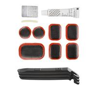 cyclingcolors kit de réparation crevaison + démonte Pneu Chambre à air vélo Poussette Pneu rustine VTT Ville Route Enfant Fixie