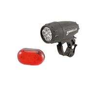 cyclingcolors kit feu arrière Rouge + Avant Blanc vélo 5X LED