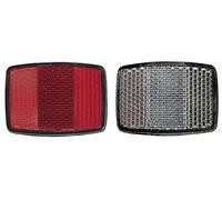 cyclingcolors kit réflecteur Avant Blanc vélo + arrière Rouge à Visser catadioptre réfléchissant Ville Route Fixie singlespeed VTT