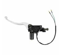 cyclingcolors maitre cylindre de frein levier moto scooter cyclomoteur compatible avec sym 50 125 symphony fiddle jet peugeot 50 125 tweet noir argent gauche