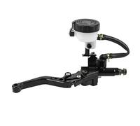 cyclingcolors maitre cylindre de frein levier moto scooter cyclomoteur universel avant bocal 45mm aluminium droit noir course réglable 6 positions
