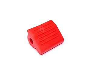 cyclingcolors Manchon Sélecteur de vitesse Pédale Kick Caoutchouc Longueur 40 mm Universel Moto Mobylette Cyclomoteur Protection (Rouge)