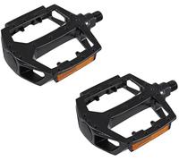 cyclingcolors Paire de pédale vélo BMX 112x105mm 1/2" Aluminium avec réflecteurs Amovibles