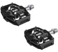 cyclingcolors Paire de pédale vélo Enduro Aluminium forgé 92x69x20mm Compatible avec SPD axe 9/16" x 14 mm