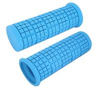 cyclingcolors Paire de poignée vélo 22mm 110mm vtt vtc ville bmx confort soft touch qualité, bleu clair