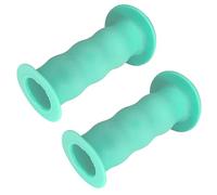 cyclingcolors Paire de poignée vélo 22mm Longeur 85mm draisienne Trottinette Tricycle Paire sécurité fermée, Turquoise