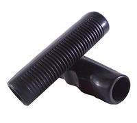 cyclingcolors Paire DE POIGNEES Velo Noir Fixie Vintage Ville POIGNEE Ergonomique Caoutchouc