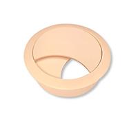 cyclingcolors passe câble bureau table fil diamètre 58mm encastrable cordon prise ordinateur écran accessoire ameublement (beige)