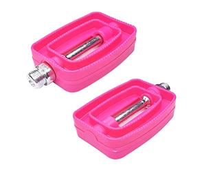 cyclingcolors Pédale vélo enfant 60x80mm garçon fille junior axe 9/16" manivelle cycle tricycle, rose