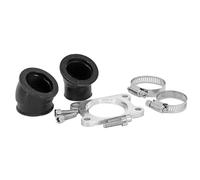 cyclingcolors pipe admission moto scooter mobylette compatible avec am6 minarelli beta rr peugeot xp6 yamaha tzr dtr diamètre 24mm avec 2 manchons 30° + 45°