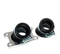 cyclingcolors pipe admission moto scooter mobylette compatible avec am6 minarelli mbk x power yamaha tzr peugeot xps rieju rs1 diamètre 24mm manchons 30° + 45°