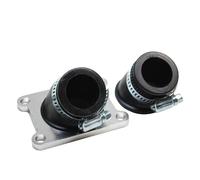 cyclingcolors pipe admission moto scooter mobylette compatible avec derbi senda gpr gilera smt rcr diamètre intérieur 24mm avec 2 manchons 30° + 45°
