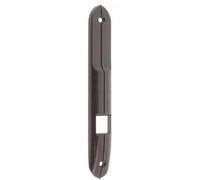 cyclingcolors Plaque de propreté à encastrer pour enrouleur de volet roulant 170x28mm en PVC marron à visser Finition Fenêtre Enroulement Déroulement Store Coffre Menuiserie