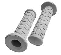 Poignée revêtement gris 130 mm cyclo mobylette moto cross quad 50cc (paire)