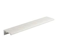 cyclingcolors Poignée de meuble 52 mm profil Lucata poignée aluminium tiroir armoire porte meuble quincaillerie placard cuisine chambre, aspect inox
