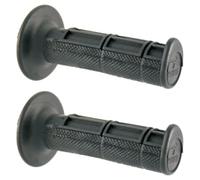 cyclingcolors Poignée Moto 115 mm Caoutchouc Guidon Forte adhérence Off Road Motocross Enduro MX, Noir