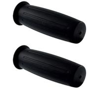 cyclingcolors Poignée Moto 115 mm Caoutchouc Guidon idéal café Racer Scooter maxiscooter cyclomoteur, Noir