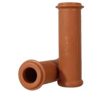 cyclingcolors Poignée Moto 123 mm diamètre 21 mm Caoutchouc Guidon Compatible avec Vespa 125 VNB 3 6 150 VB1 VBB GL GS 160 180, Marron